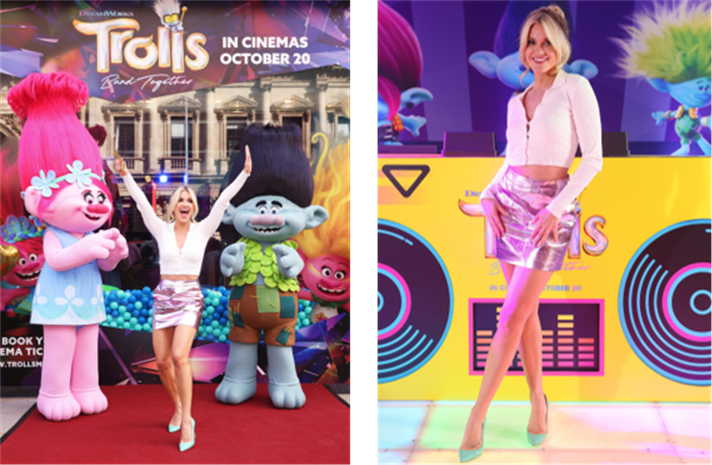 ASHLEY ROBERTS OPENS ‘TROLLS HAPPY PLACE’ - London TV