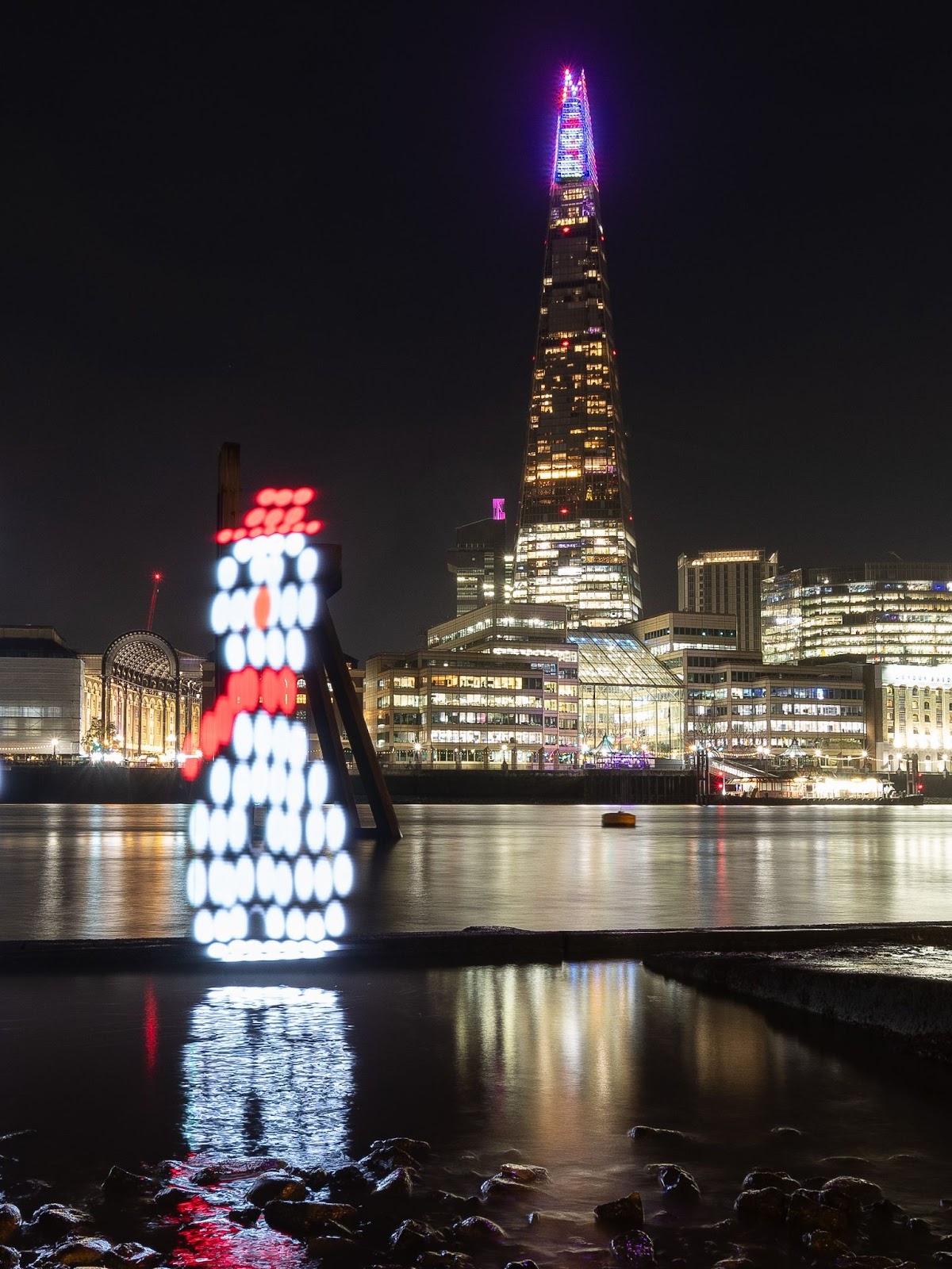 The Shard Christmas Lights Inspire Light Art Picture London TV