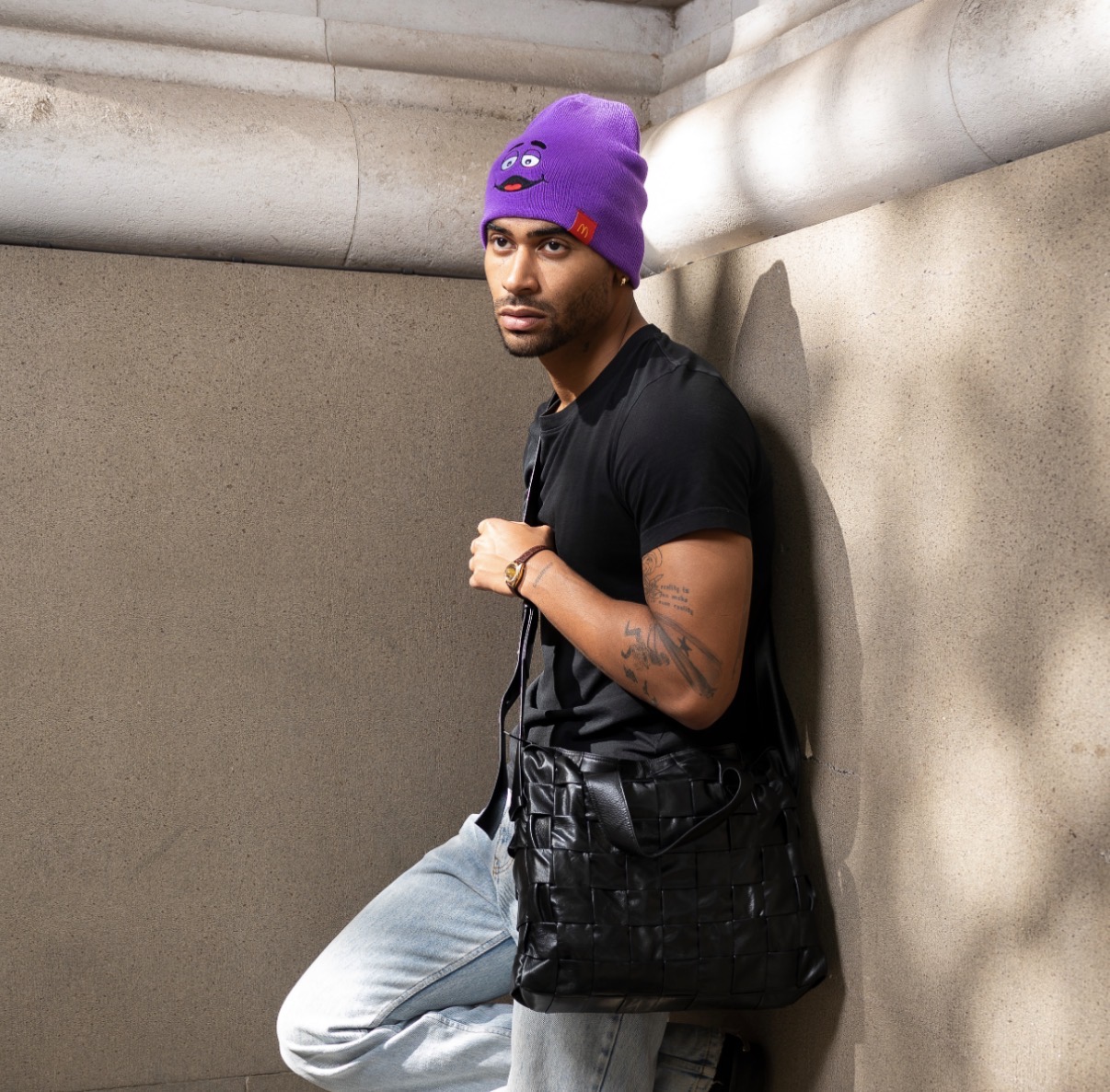 Grimace Goes Haute Couture: McDonald's Charity Beanie Storms London ...